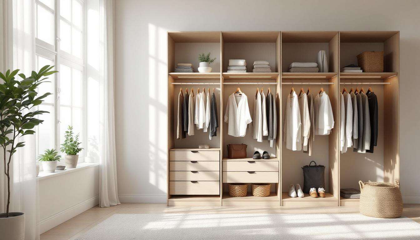 La technique du cintre inversé, l’astuce simplissime et ultra-efficace pour un dressing désencombré