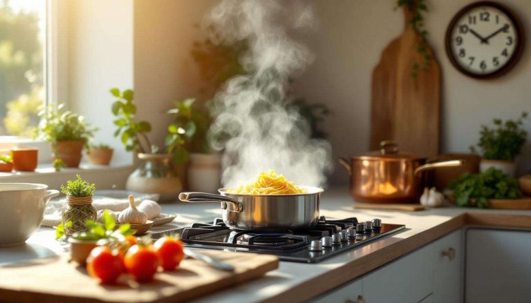 La technique de cuisson feu éteint permet de réussir vos pâtes tout en économisant de l'énergie