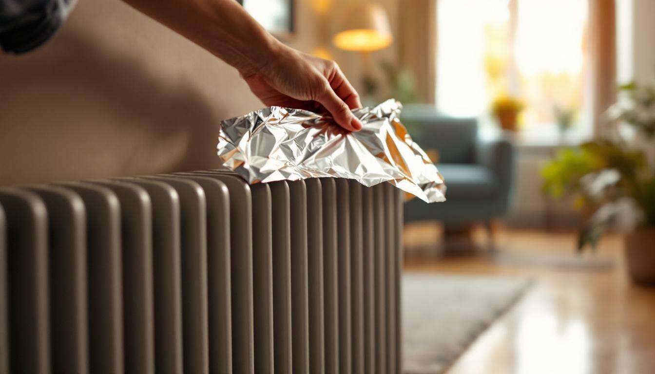 Cette astuce avec du papier aluminium améliore la chaleur de vos radiateurs à moindre coût