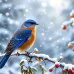 Si cet oiseau magnifique se pose dans votre jardin cet hiver, l'arrivée de la neige et du froid sont imminents