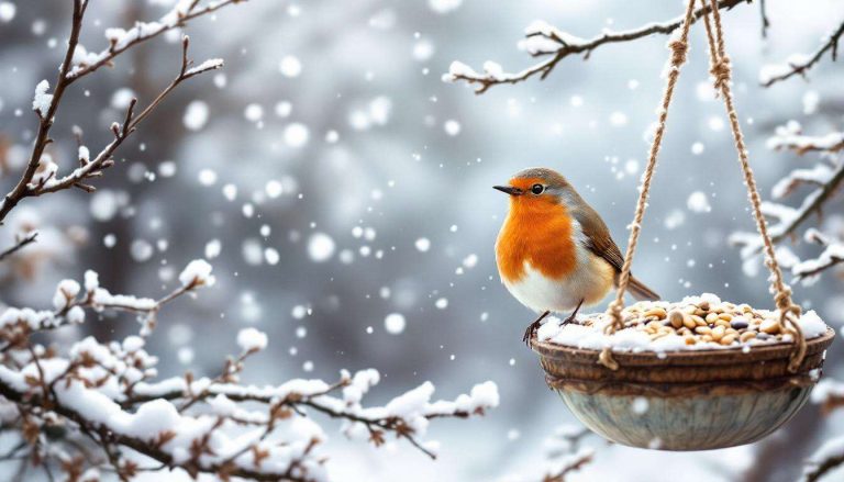 Le rouge-gorge n’attend qu’une chose pour revenir cet hiver : sa nourriture préférée, placée au bon endroit