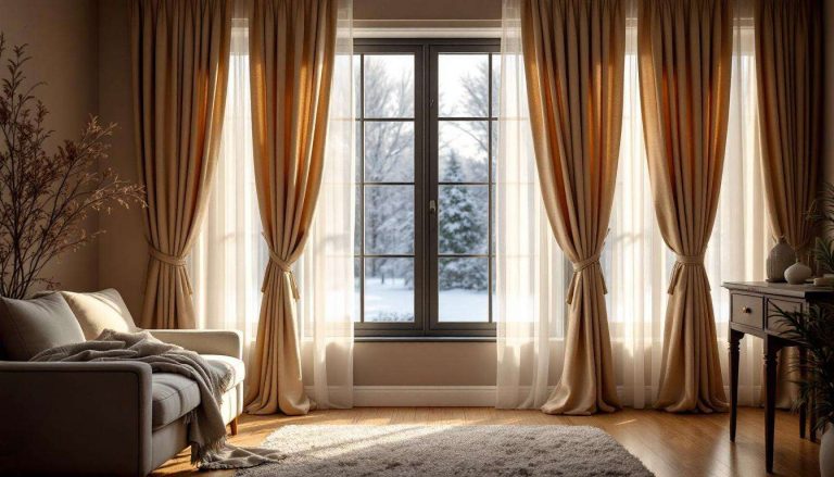 Le geste à faire avec vos rideaux pour réduire la sensation de froid dans une pièce mal isolée