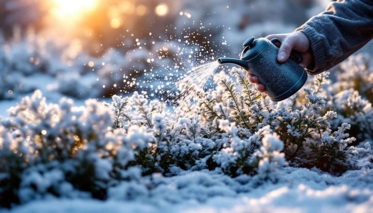 Arroser en hiver : ce n’est ni entre 9 h et 13 h, mais bien à cette heure précise de la journée qu’il faut agir pour éviter le gel