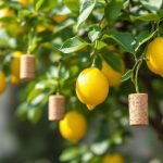 Citronnier : pourquoi il est recommandé d’accrocher des bouchons de liège à ses branches et à quoi ils servent