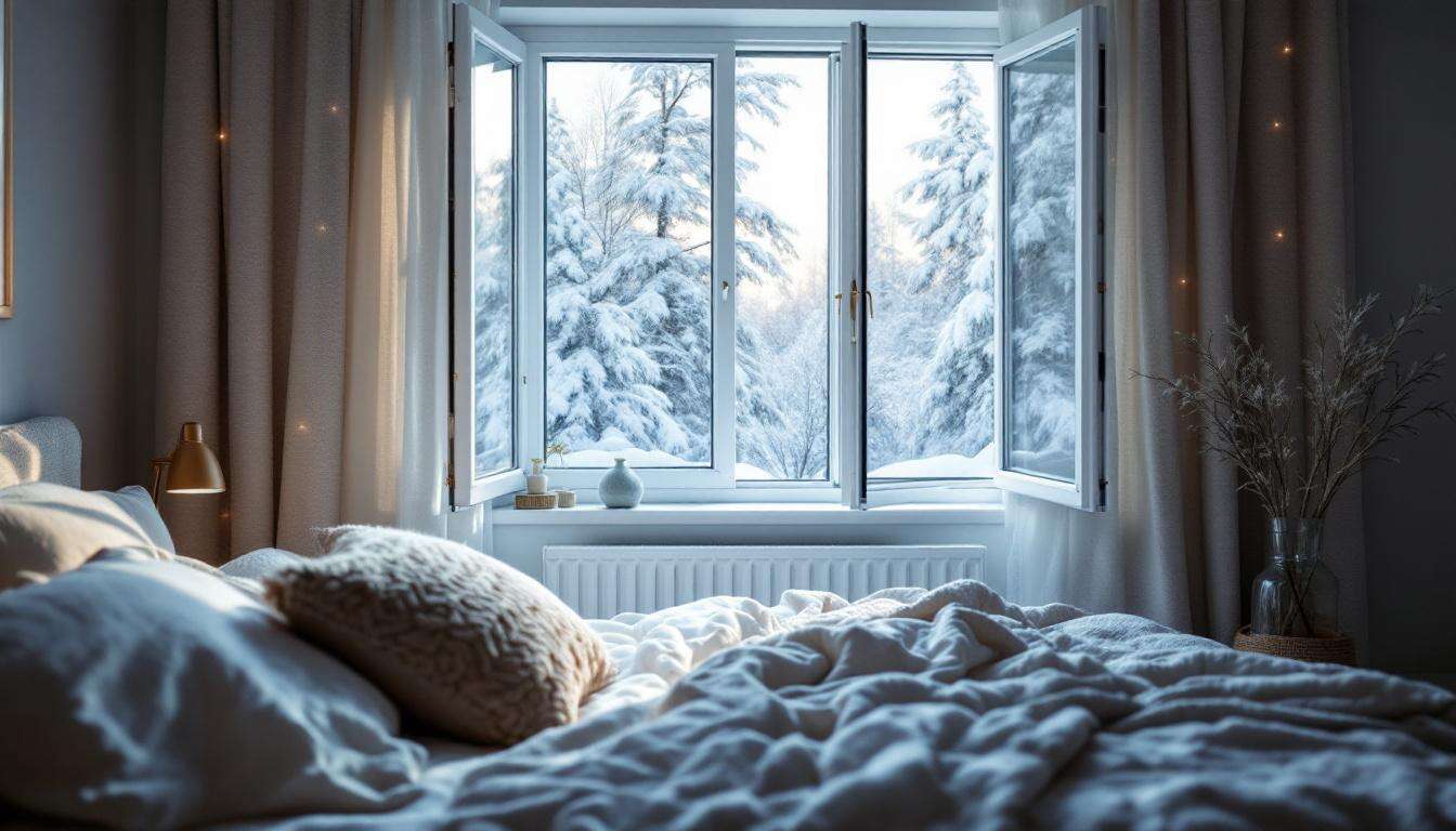 Aérer sa chambre en hiver sans perdre de chaleur : la durée exacte à respecter quand il fait très froid dehors
