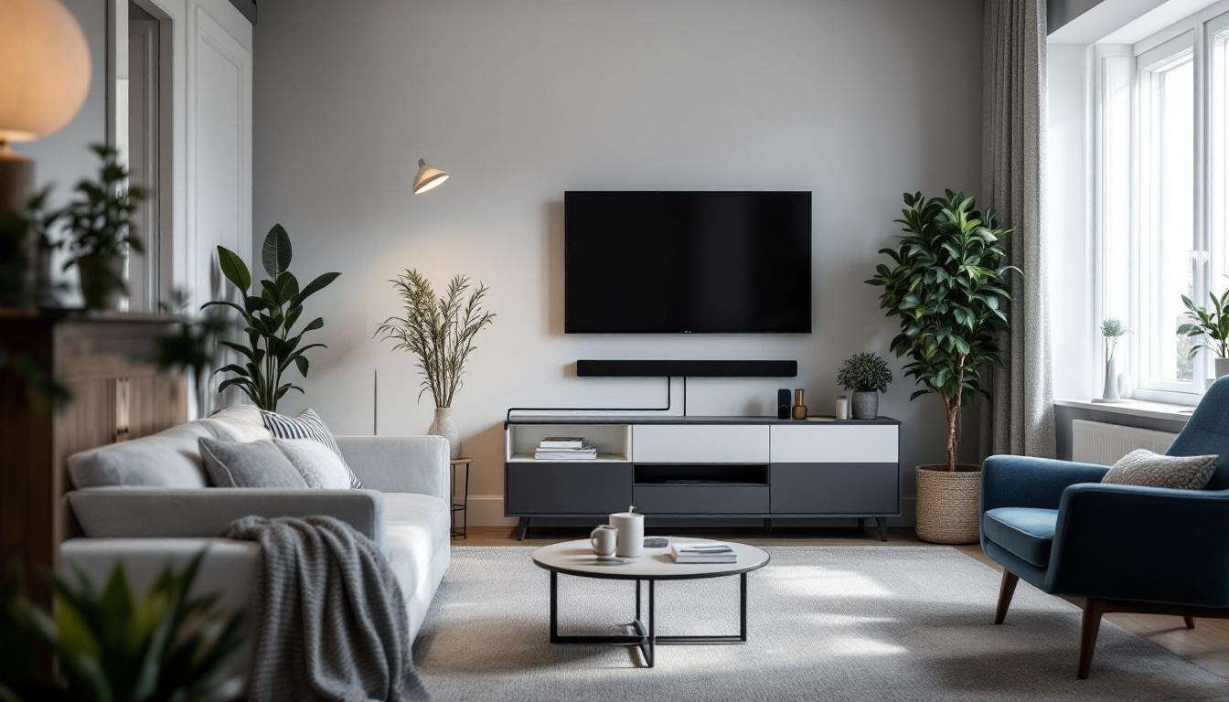 5 idées pratiques pour organiser câbles et appareils et garder un salon toujours ordonné