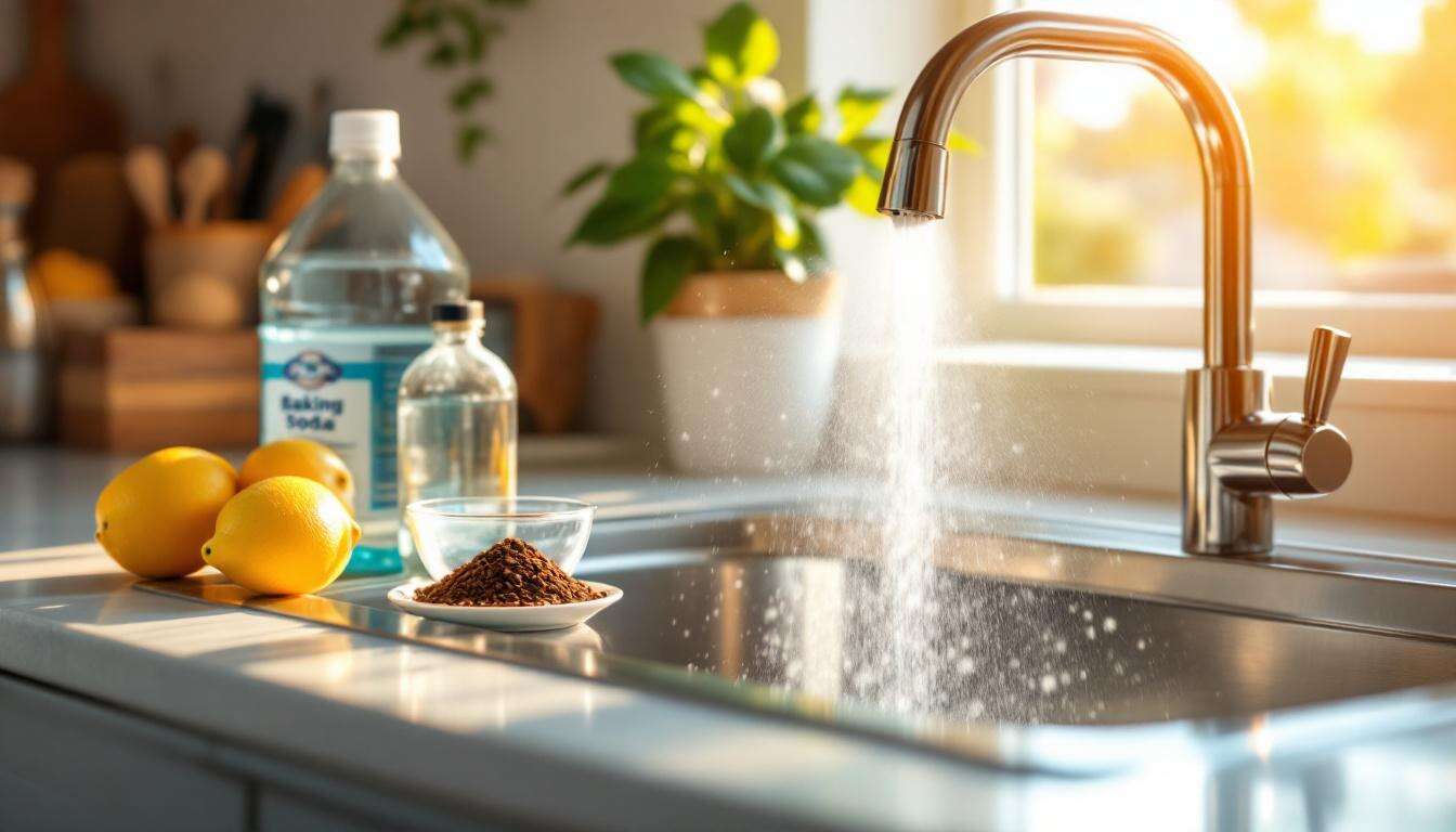 Éliminez les odeurs d’égout de vos canalisations grâce à ce remède naturel au vinaigre, bicarbonate et marc de café