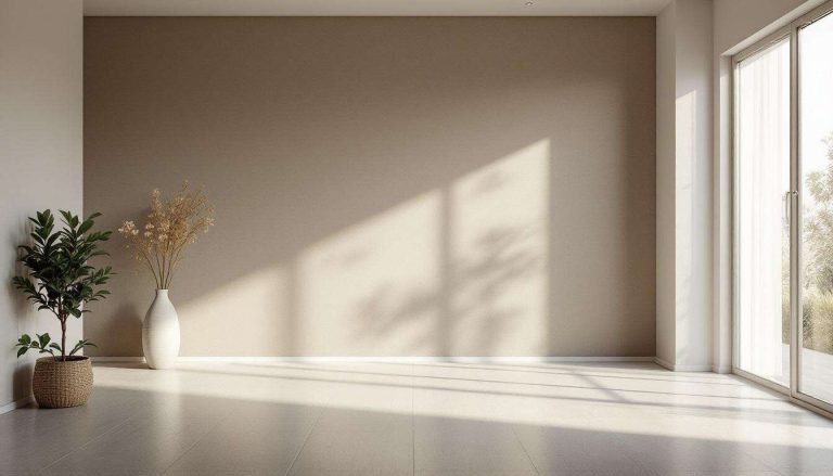 J’ai peint ce mur avec une technique japonaise : la pièce paraît deux fois plus grande