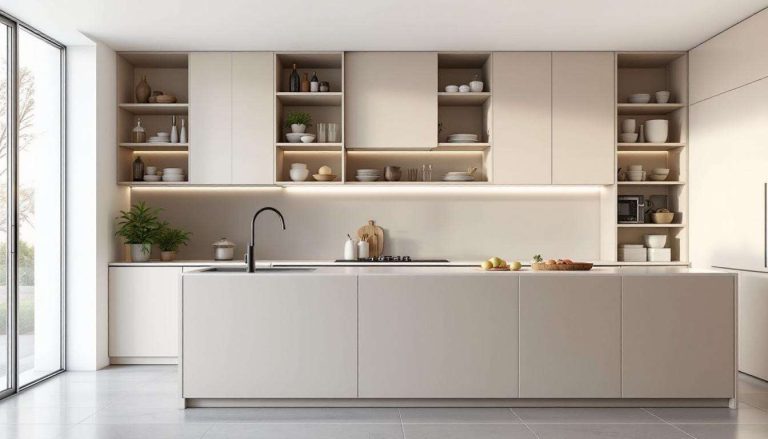 Ni étagères ouvertes ni rangements apparents : ce système fermé révolutionne la cuisine