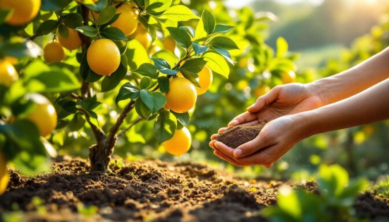 Citronniers luxuriants : le secret des jardiniers avec le marc de café