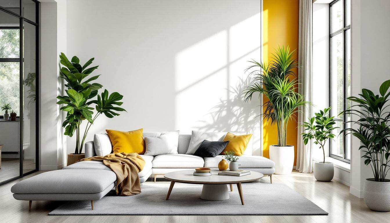 Les couleurs de murs que l’on verra en 2026, du blanc optique au jaune ambré