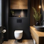 Décoration WC noir et bois : inspirations et idées pratiques